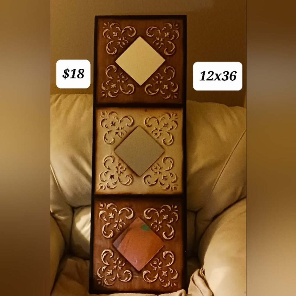 Metal wall decor